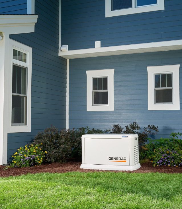 The Generac Genertor's cost should include the cost of expert mechanical sercices. In this photo, the generator is fully compliant